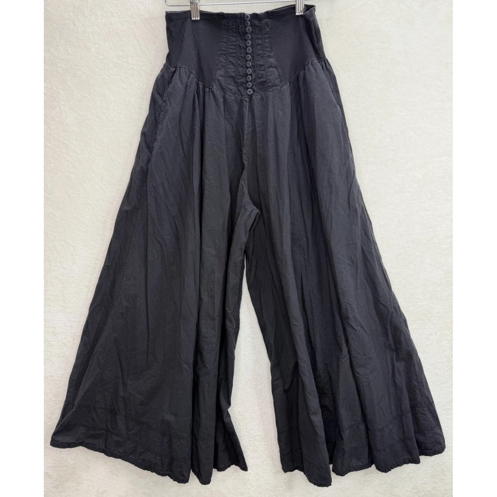 Vintage Luna Luz Women's Corset Waist Wide Leg Palazzo Pants Size Small